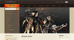 Desktop Screenshot of good4game.com